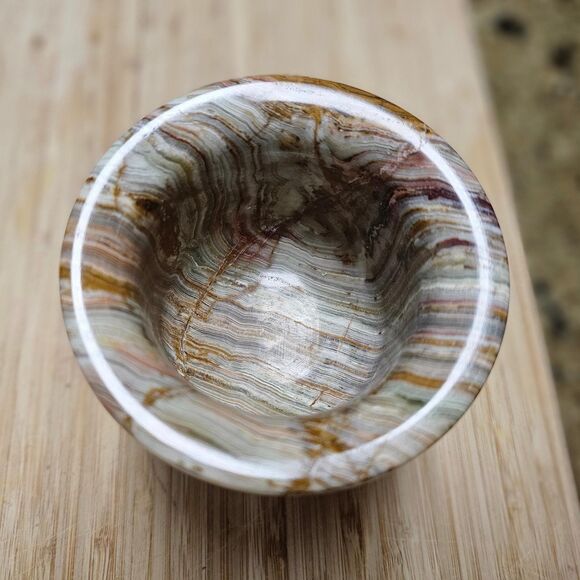 Marble Mortar and Pestle Set grinder for herbs, spices & nuts, housewarming gift - Picture 5 of 11